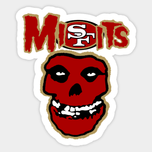 San Francisco Punk Rock Football Sticker